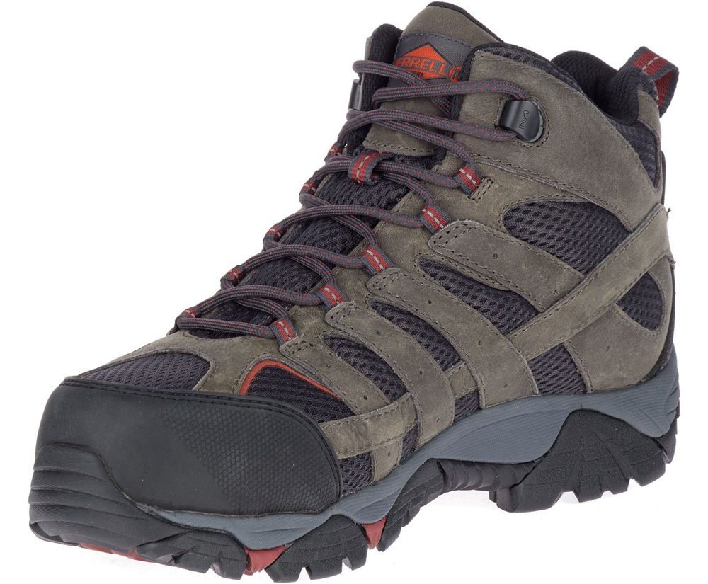 Merrell Støvler Herre - Moab Vertex Mid Waterproof Comp Toe - Brune - ZRC912576